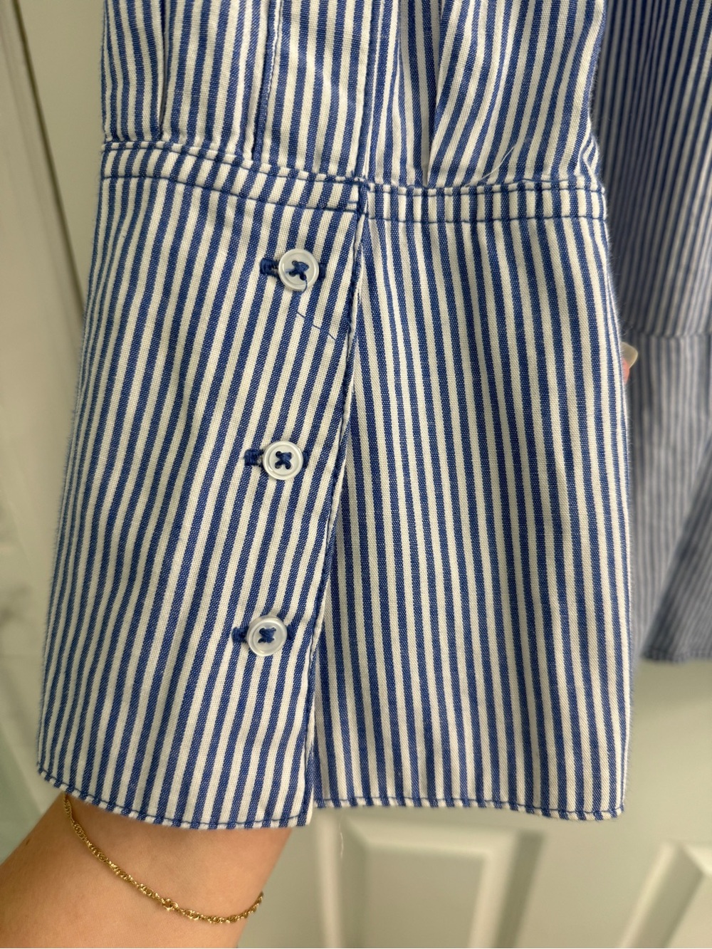 Free People Blue and White Striped Dress - Picture 4 of 4